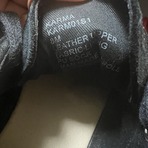 Steve Madden Black Karma Espadrille Platform Sneakers Womens size 8M - Picture 8 of 11